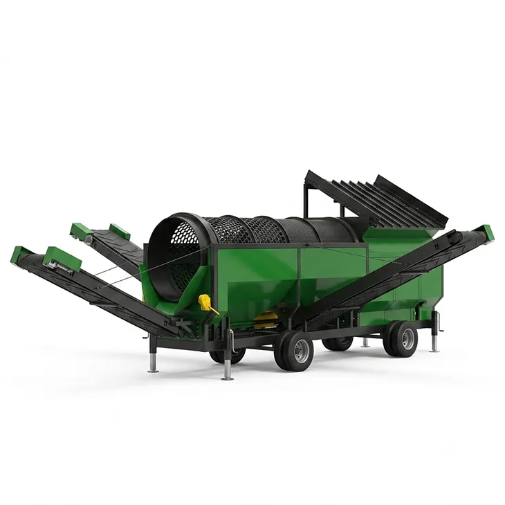 Mobilais Worm Trommel ekrāns